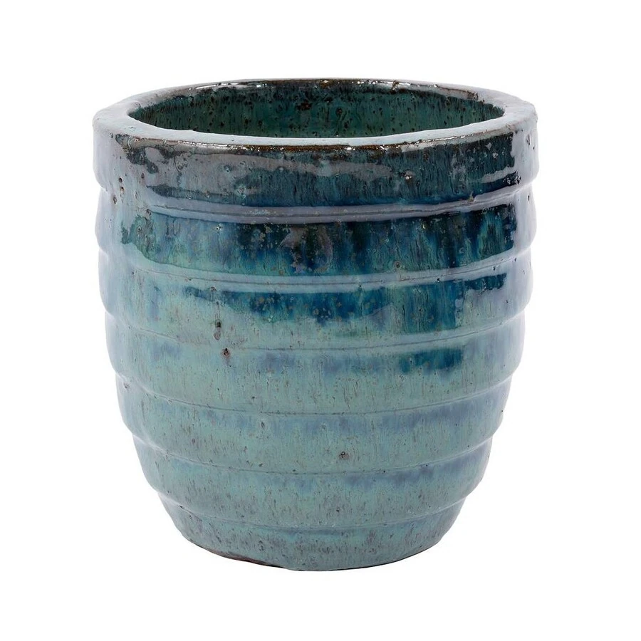 Кашпо из керамики Nobilis Marco Green Jar