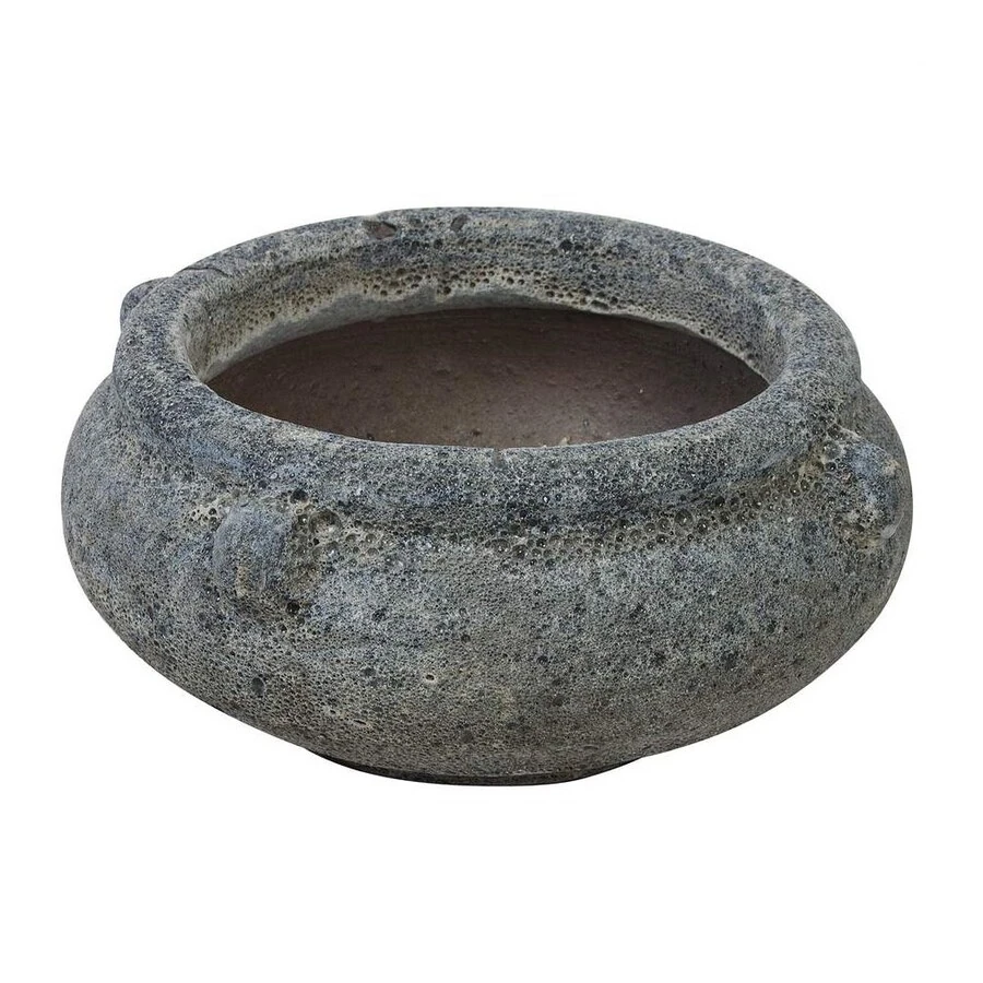 Кашпо из керамики Nobilis Marco S-black Quai Jar