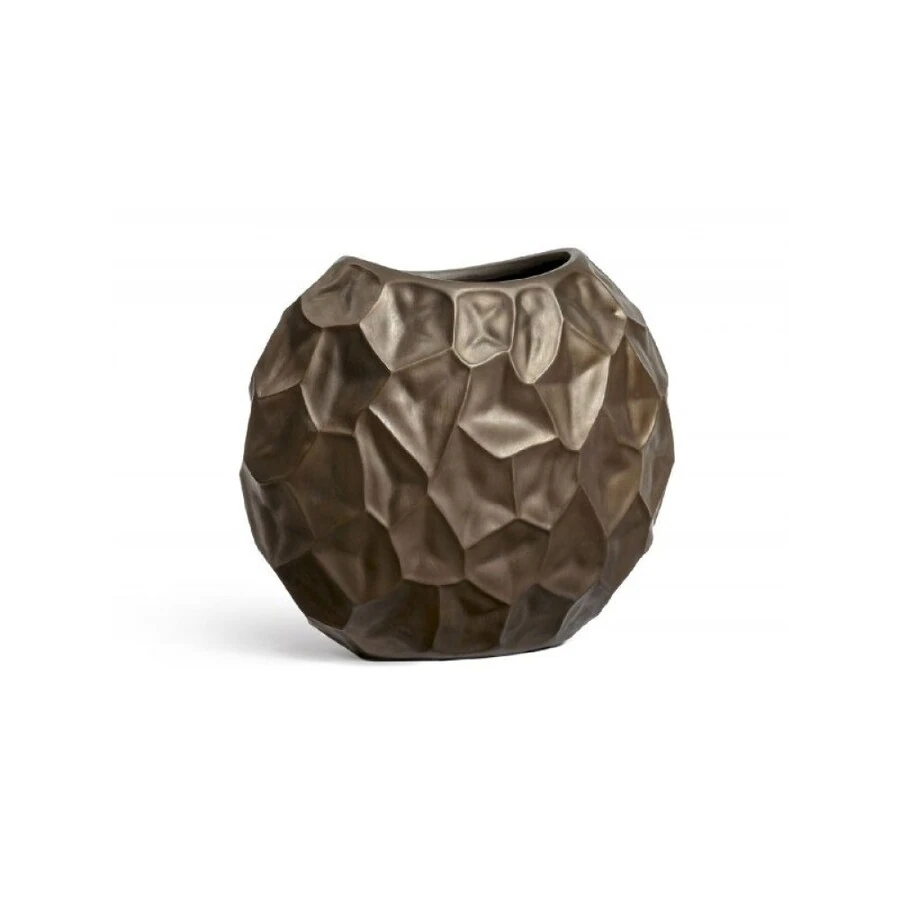 Кашпо TREEZ Effectory - Metal - Плоская сфера Design Crumple