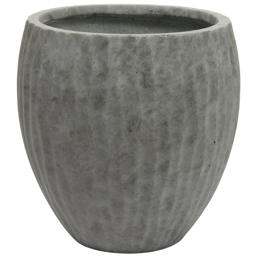 Кашпо Nobilis Marco "Waves dark grey Round"