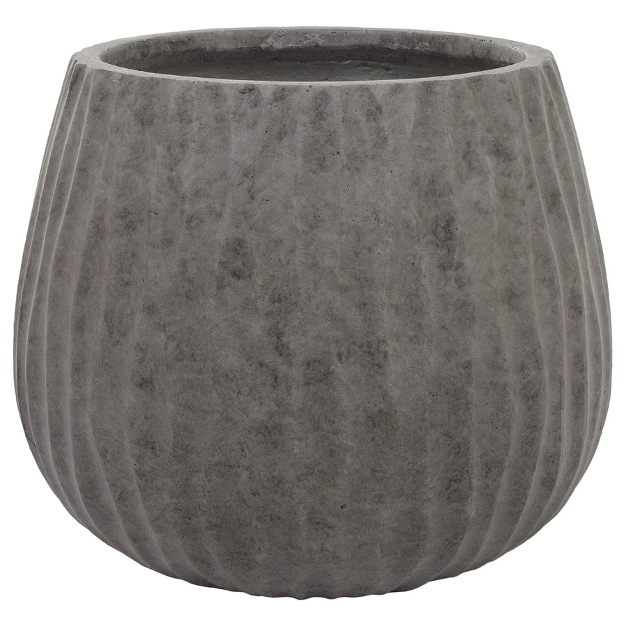 Кашпо Nobilis Marco "Waves dark grey Jaze"