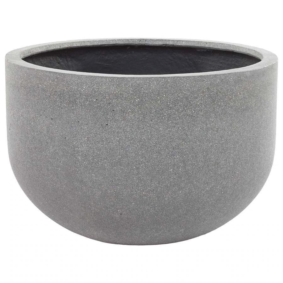 Кашпо Nobilis Marco "Plain rough grey Round"