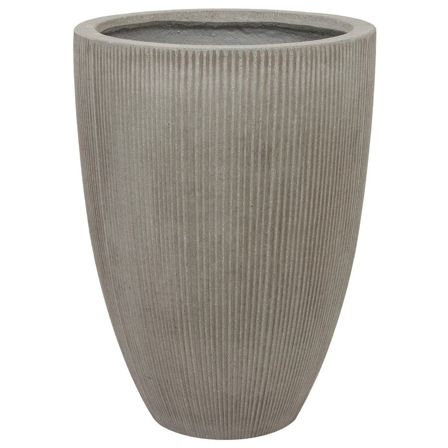 Кашпо Nobilis Marco "Vertical stripes rough cement Vase"