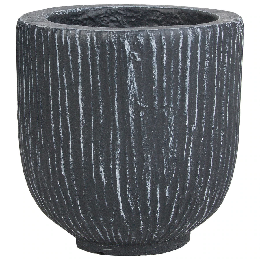 Кашпо Nobilis Marco "Ribs graphite Jar" 