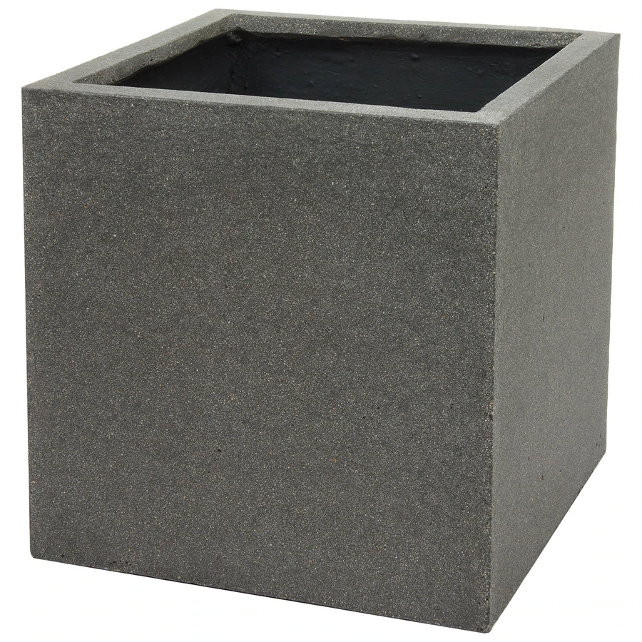 Кашпо Nobilis Marco "Plain rough grey Cube"