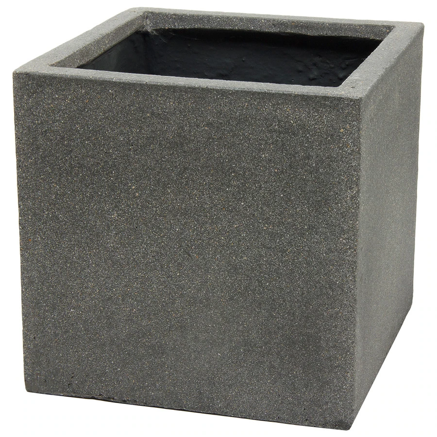 Кашпо Nobilis Marco "Plain rough grey Cube" 