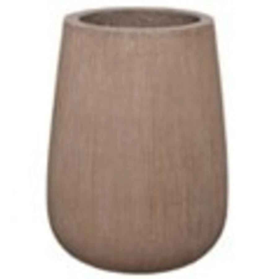 Кашпо Nobilis Marco "Vertical stripes white glazed Jaze"