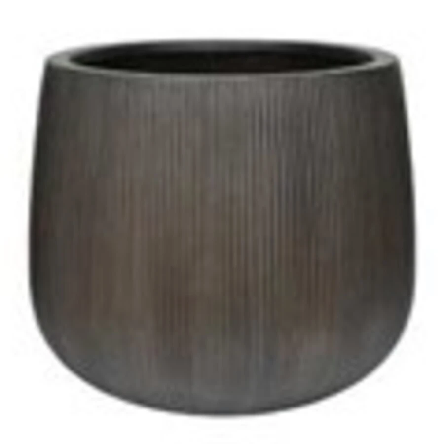 Кашпо Nobilis Marco "Vertical stripes white glazed Jaze"