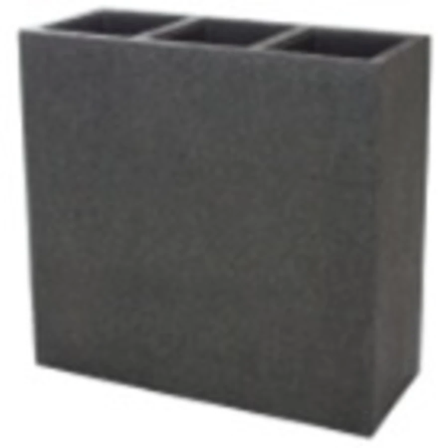 Кашпо Nobilis Marco "Rock2-grey Rectangle"